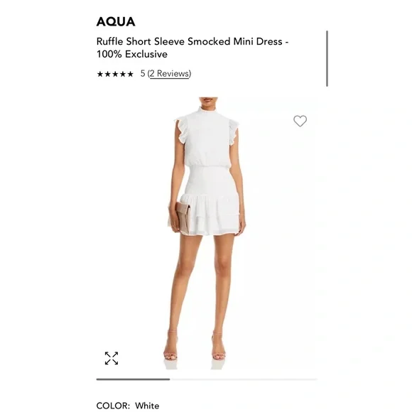 aqua ruffle short sleeve smocked mini dress Women's Love Is in the Air Aqua Blue Cotton Peasant Mini Dress | Size: L